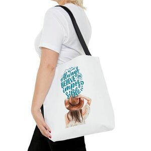 Always Believe in Impossible Tote Bag Reusable Shopping Bag